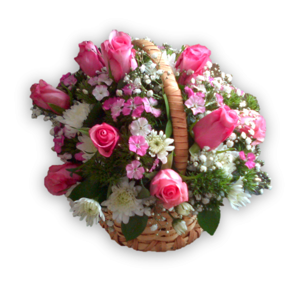 Rustic Roses On Time Arrangements